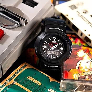 CASIO G-SHOCK AW-500-1E ユーズド Casio G-Shock Analog-Digital Black Dial Men's Watch - AW